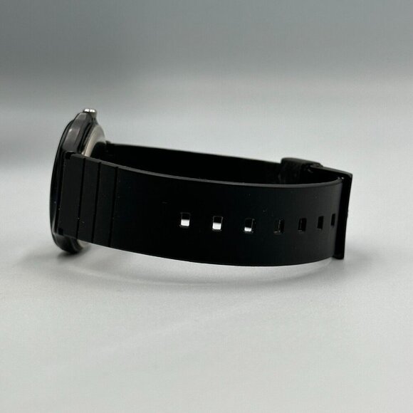 3/$30 Casio Watch Men Women All Black White Dial 33MM Round Dial  9" - Picture 8 of 13